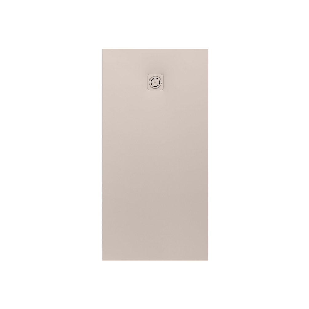 Cut out image of the Roca Terran-N Stonex 1000mm x 700mm Beige Shower Tray with Waste